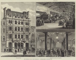 Nye kontorer for Daily Telegraph i Fleet-Street af Frank Watkins